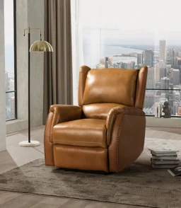 Flora Genuine Leather Power Recliner