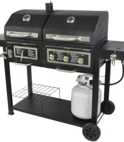 BLOSSOMZ Dual-Fuel Outdoor Grill. Charcoal & Gas - BLZ-39980