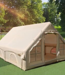 Gaonala Inflatable Camping Tent For 4-6 People. 420D Oxford Fabric - With Hand Pump