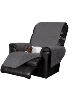 FurHaven Waterproof Non-Skid Back Furniture Protector. Gray. Recliner