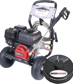 Cleaning CM61083 Clean Machine 3400 PSI Gas Pressure Washer. 2.5 GPM. CRX Engine. Includes Spray Gun and Wand. 4 QC Nozzle Tips. 5/16-in. x 25-ft. MorFlex Hose.