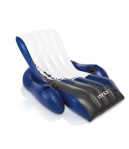 Intex Floating Recliner Lounge. Blue/White