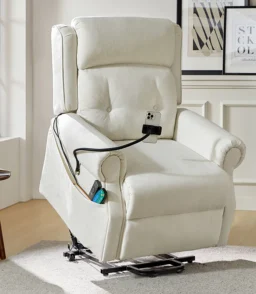 Hector Lift Assist Power Recliner With Massage Heat And Manual Headrest