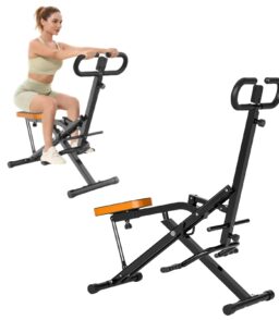Hiii Foldable Squat Machine With Resistance Bands. 250 Pounds - Black