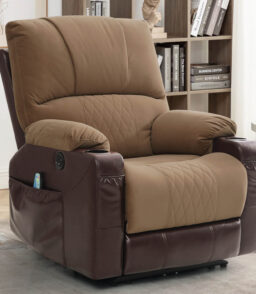 Power Recliner Chair with Heat and Massage. Wall Hugger