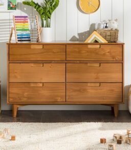 Middlebrook Gammelstaden Mid-Century Solid Wood 6-Drawer Dresser