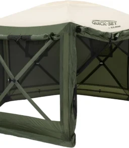 Screen Tent. Outdoor Camping Gazebo Canopy. Escape. 11.5'. Brown