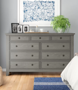 Woodside 9 Drawer 66'' W Dresser