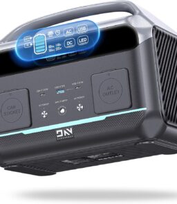 Portable Power Station 56000mAh. 179.2Wh LiFePO4 Battery Backup w/ 2 300W (Peak 600W) AC Outlets. 1.5hrs Fast Charging. Power Bank for Hurricane Emergency/Outdoor Camping/RVs/Home Use