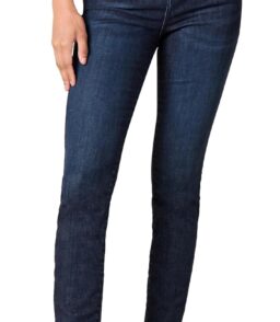 Women's High-Rise Skinny Stretch Jeans. Dark Wash. 8 Short