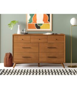 7 Drawer Williams 56'' W Solid Wood Dresser