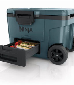 Ninja FrostVault 45QT Wheeled Cooler With Dry Storage Drawer - Ocean Blue - FB245AOB