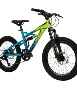 Huffy 20-inch Oxide Boys Mountain Bike. Lime / Blue
