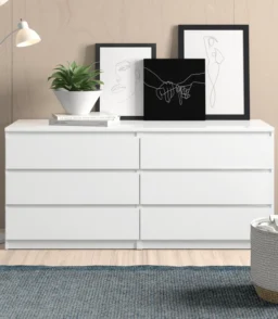 Jada 6 Drawer 60.5 W Double Dresser