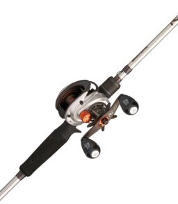 Abu Garcia Low Profile Baitcast Rod And Reel Combo. 7 ft 4 in. 5.4:1 - Revo 5 X