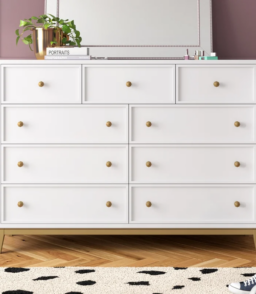 Yazmin 9 Drawer 60'' W Double Dresser