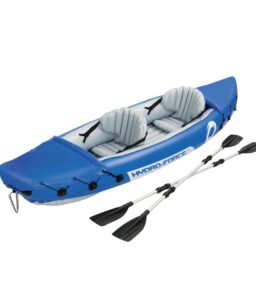 Bestway Lite-Rapid X2 Inflatable Voyager Kayak. Blue. 126 x 35 in