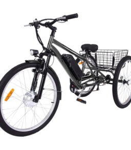 26 Inch Adult 3 Wheel Electric Tricycle With Basket. Fat Tires. 7 Speeds. 350W Motor. 36V 10Ah Battery - 0KT_3xfGu2r4etlrGenxGg69.