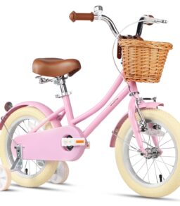 Glerc Girls' Kids' Bike. 12 inch. Pink. Ages 2-4 Years - Little Molly