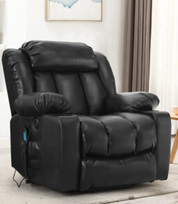 💥Clearance Sale🔥 Mcombo Electric lift Recliner sofa with massage and heating functions. 3 positions. 2 side pockets and cup holders. USB ports!