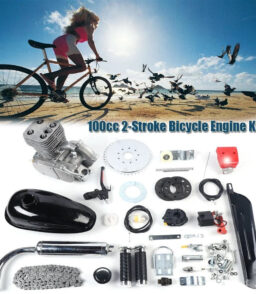100cc Bicycle Gasoline Engine Kit 2 Stroke Air-Cooling CDI Ignition