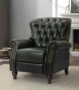 Gabrielle Genuine Leather Oversized Recliner