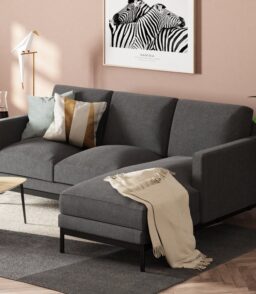 77′′ Wide Reversible Sofa & Chaise