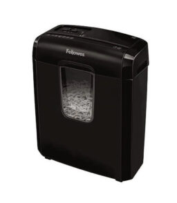 Fellowes Powershred 6C Cross-Cut Shredder - Black